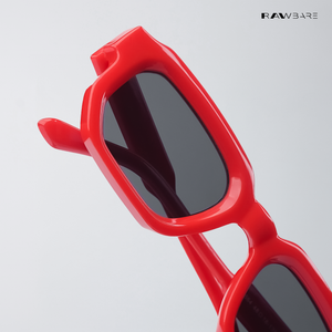 Vintage Cube - Scarlet Rectangle Sunglasses - RB2751