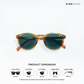 Tirupati Tint - Meadow Spark Round Sunglasses - RB2705