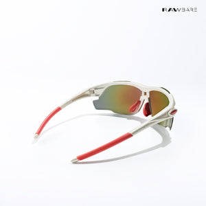 Dagger Rush - Steel Cut Polarized Wrap Around Sunglasses - RB2835