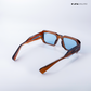 Bombay Breeze - Honey Haze Rectangle Sunglasses - RB2546
