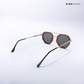 Luno - Gold Black Squoval Sunglasses - RB2688SB
