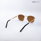 Metal Glint 2.0 - Brown Gold Square Sunglasses - RB2634