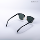 Delhi Daze - Jungle Dusk Clubmaster Half Rim Sunglasses - RB2557