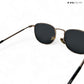 Metal Glint - Black Gold Square Sunglasses - RB2433