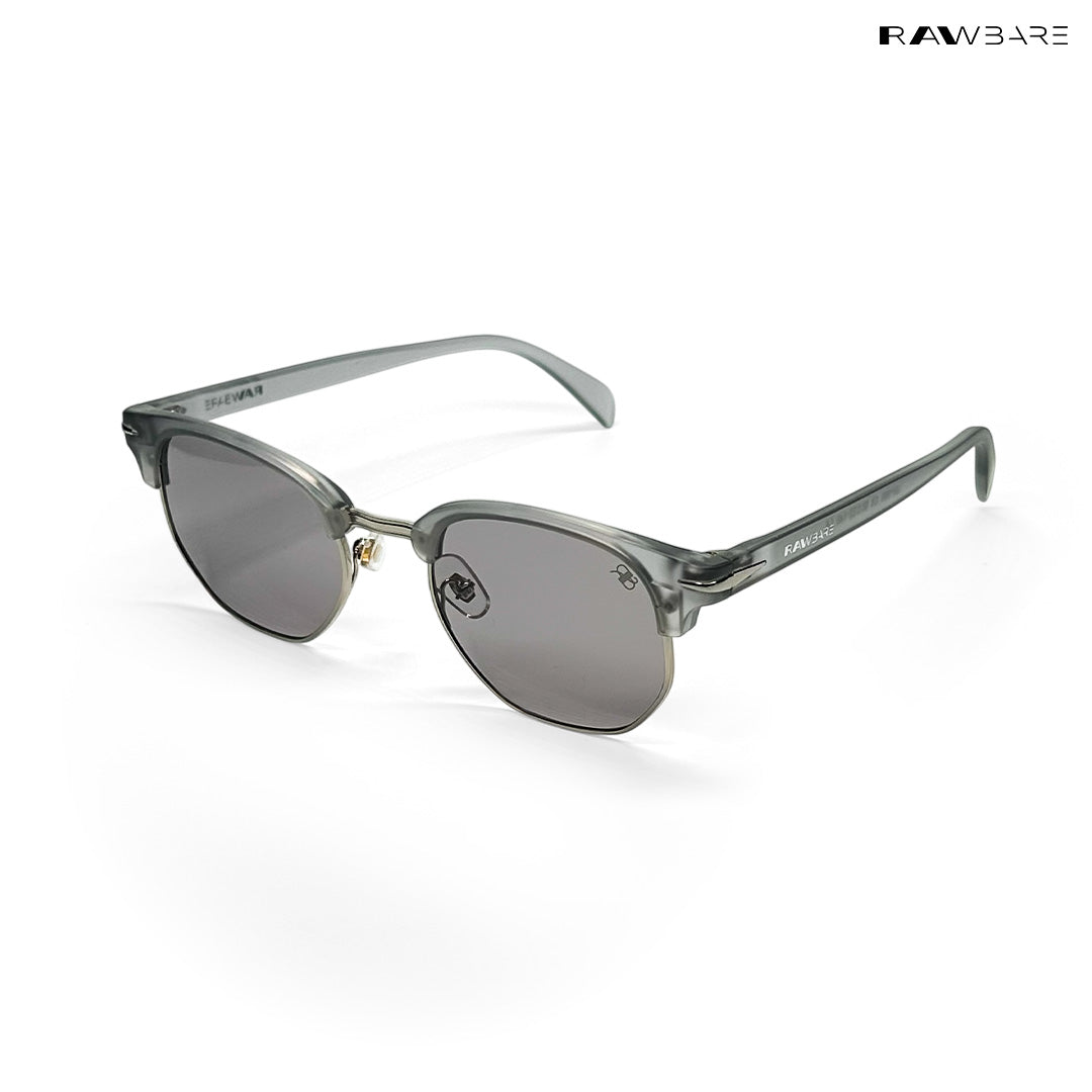 Delhi Daze - Pebble Clubmaster Half Rim Sunglasses - RB2561
