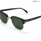 Delhi Daze - Jungle Dusk Clubmaster Half Rim Sunglasses - RB2557