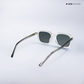 Manali Mist - Crystal Ash Square Sunglasses - RB2593