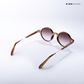 Pondy Palette - Cocoa Dusk Round Sunglasses - RB2551