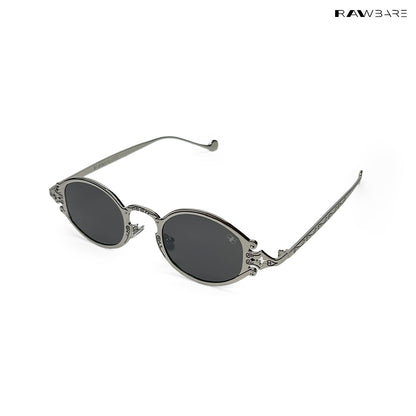 Jaisalmer Glow - Molten Metal Polarized Oval Sunglasses - RB2667