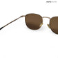 Metal Glint - Brown Gold Square Sunglasses - RB2434
