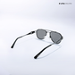 Steelix - Dark Steel Polarized Aviator Sunglasses - RB2727
