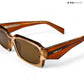 Morjim Muse - Brown Out Rectangle Sunglasses - RB2554