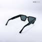 Boxy Bold 2.0 - Pure Black Square Sunglasses - RB2602