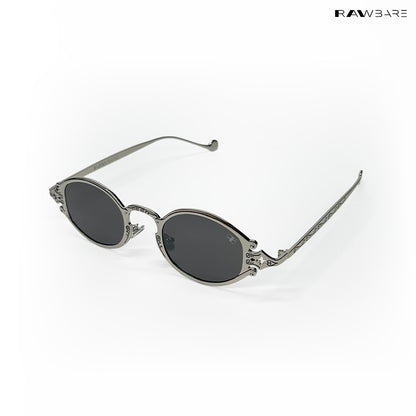 Jaisalmer Glow - Molten Metal Polarized Oval Sunglasses - RB2667