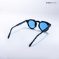 Groove - Blue Black Round Sunglasses - RB2748