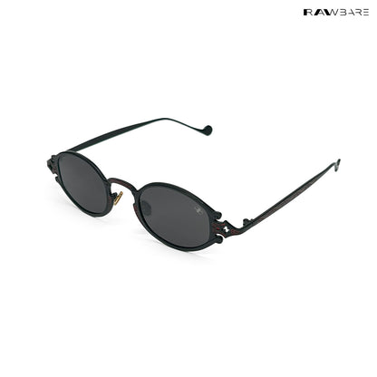 Jaisalmer Glow - Cherry Coal Polarized Oval Sunglasses - RB2664
