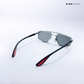 Ion - Silver Black Hexagon Sunglasses - RB2689