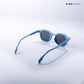 Classic Cub - Navy Shine Kids Polarized Wayfarer Sunglasses - RBK2508