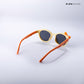 Fairy Bow - Citrus Burst Kids Polarized Round Sunglasses - RBK2526