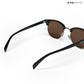 Delhi Daze - Burnt Loft Clubmaster Half Rim Sunglasses - RB2559