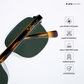 Jaipur Hues - Clear Safari Square Sunglasses - RB2567