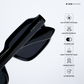 Angular Aura - Black Polarized Rectangle Sunglasses - RB2447