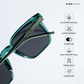 Quadra - Emerald Square Sunglasses - RB2412