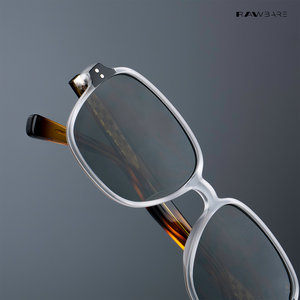 Jaipur Hues - Clear Safari Square Sunglasses - RB2567