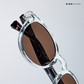 Tirupati Tint - Brown Veil Round Sunglasses - RB2707