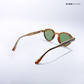 Nashik Noir - Leaf Flame Oval Sunglasses - RB2584