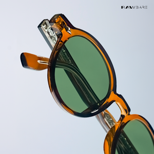 Nashik Noir - Leaf Flame Oval Sunglasses - RB2584