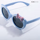 Sparkle Sprint - Blue Kids Polarized Cateye Sunglasses - RBK2517