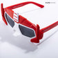 Mode Shift - Flux Red Kids Polarized Geometric Sunglasses - RBK2527