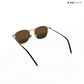 Metal Glint - Brown Gold Square Sunglasses - RB2434