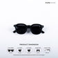 Legacy Cub - Shadow Crown Kids Polarized Wayfarer Sunglasses - RBK2513