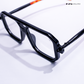 Poly - Holo Black Blue Cut Square Sunglasses - RB2655