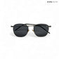 Metal Glint - Silver Black Square Sunglasses - RB2436