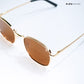 Metal Glint 2.0 - Brown Gold Square Sunglasses - RB2634
