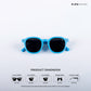 Legacy Cub - Regal Sky Kids Polarized Wayfarer Sunglasses - RBK2510
