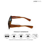 Bombay Breeze - Honey Haze Rectangle Sunglasses - RB2546