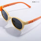 Fairy Bow - Citrus Burst Kids Polarized Round Sunglasses - RBK2526