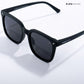 Midnight Gleam - Matte Black Kids Polarized Square Sunglasses - RBK2545