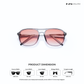 Coonoor Crest - Ember Root Aviator Sunglasses - RB2694