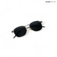 Metal Glint - Silver Black Square Sunglasses - RB2436