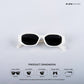 Candy Dash - Frost Bite Kids Polarized Irregular Rectangle Sunglasses - RBK2521