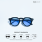 Groove - Blue Black Round Sunglasses - RB2748