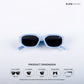 Candy Dash - Aqua Pop Kids Polarized Irregular Rectangle Sunglasses - RBK2523