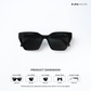 Kochi Gaze - Dark Siren Cateye Sunglasses - RB2598