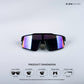 Glide Runner - Night Kids Polarized Wrap Around Sunglasses - RBK2542
