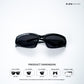 Street Phantom - Night Sprint Wraparound Sunglasses - RB2752